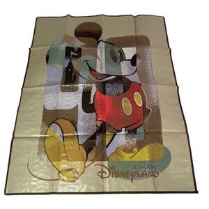 Hong Kong Disneyland Mickey Mouse Camping Beach Picnic Mat with Storage Bag RARE
